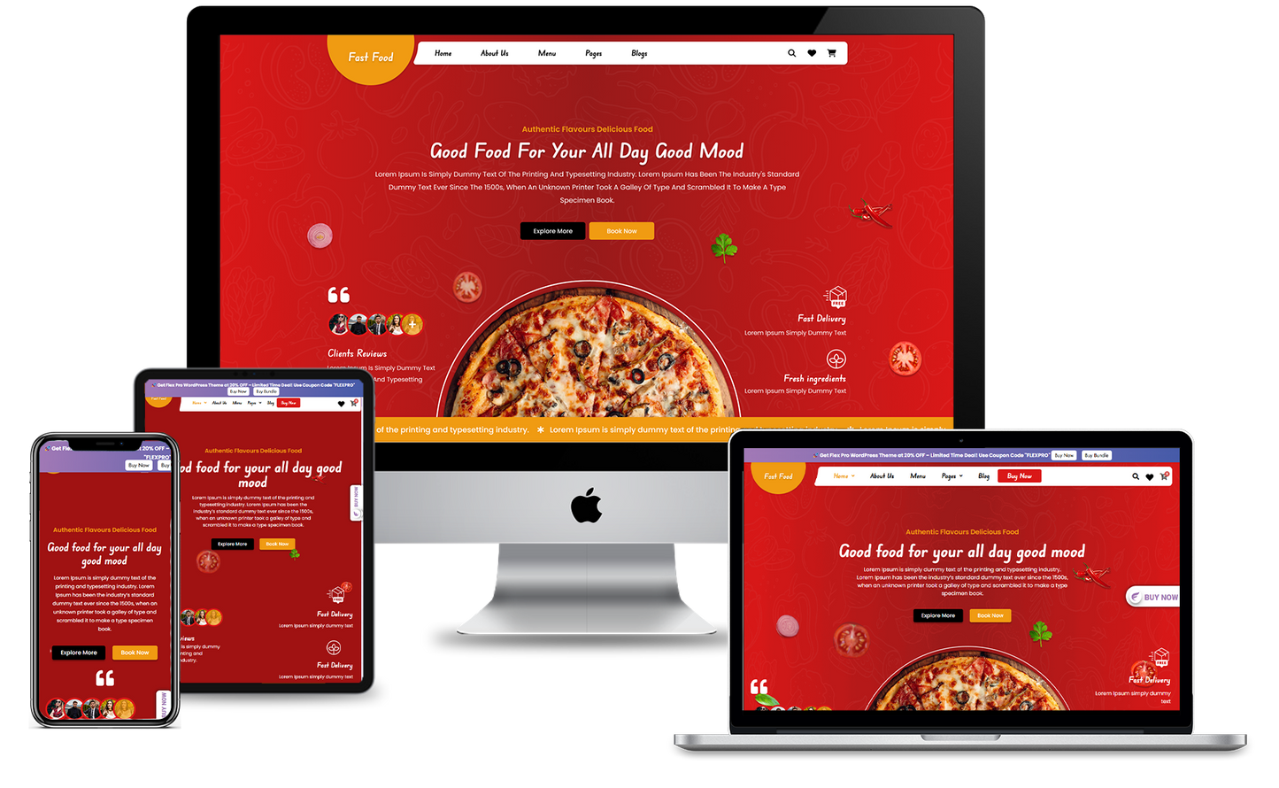 Fast Food WordPress Theme