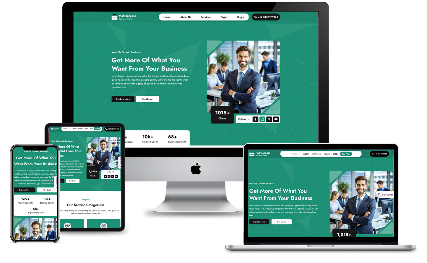 Multipurpose Business WordPress-Theme Responsive
