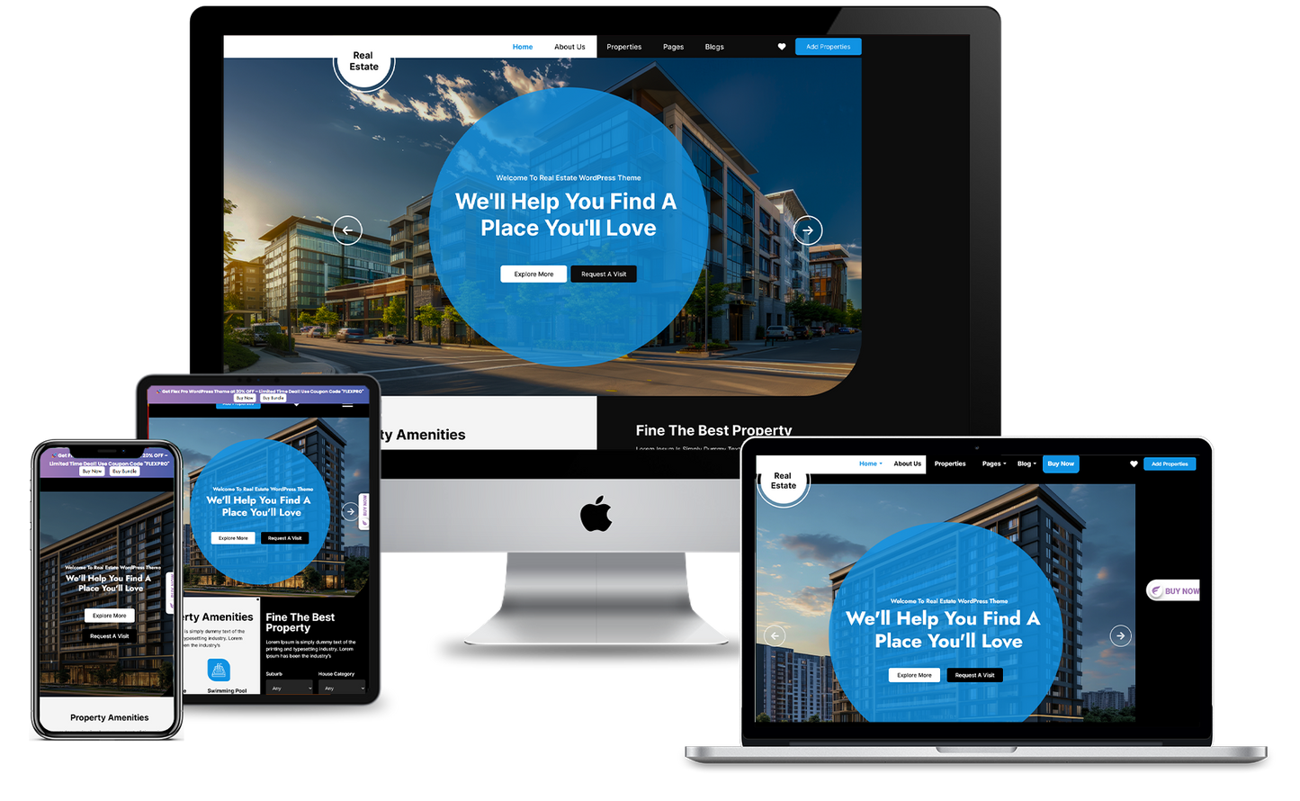 Real Estate WordPress Theme
