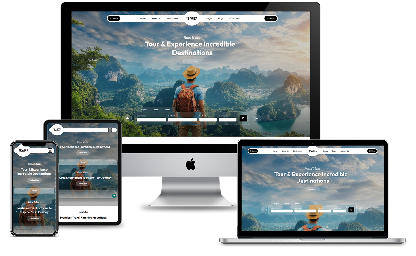 Travel Agency WordPress Theme Responsive