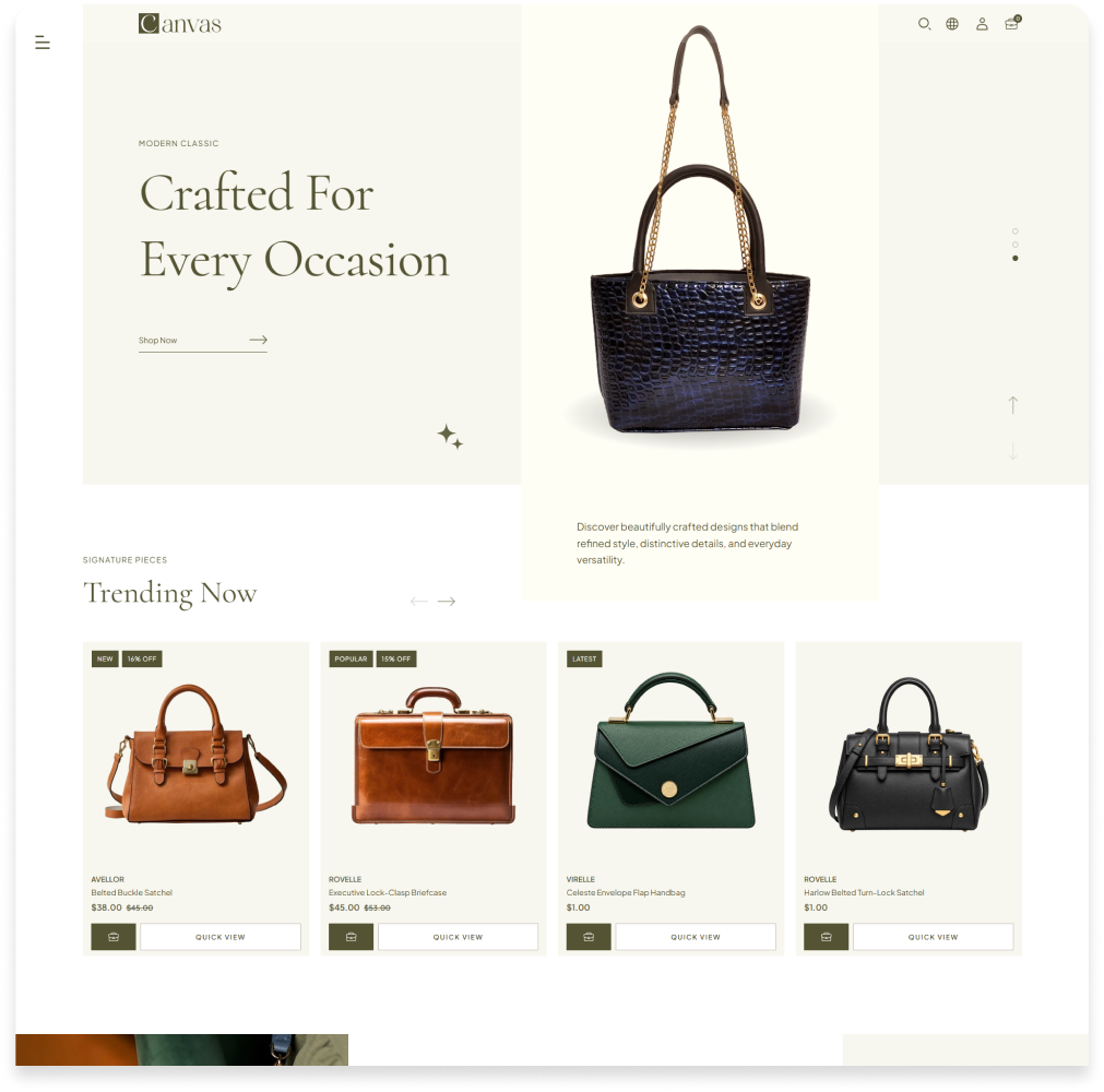 Canvas Shopify Theme