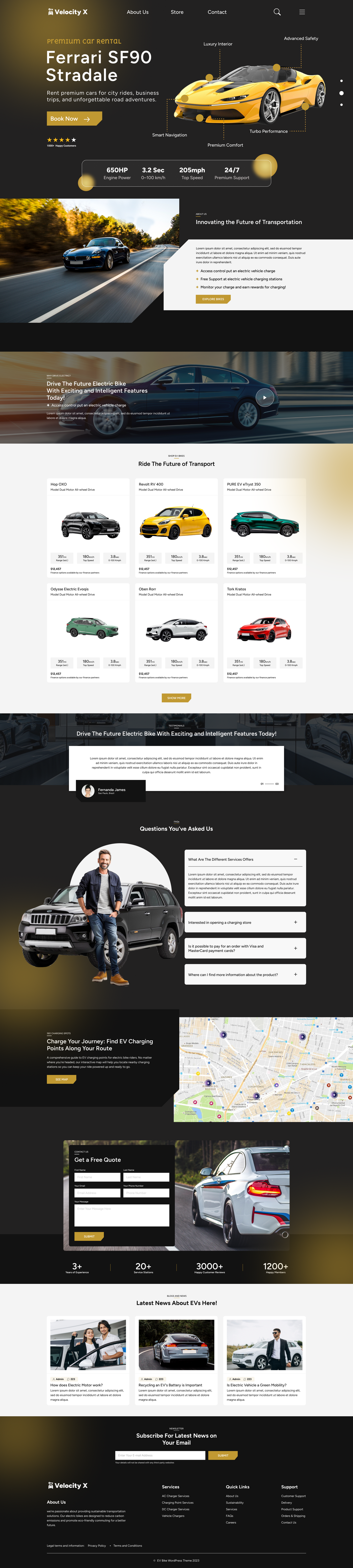 Car Rental WordPress Theme