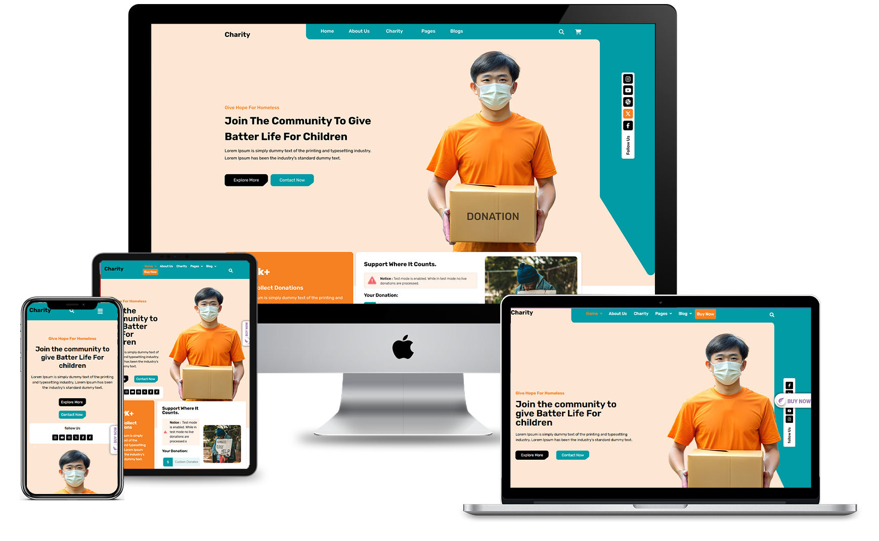 Charity WordPress Theme