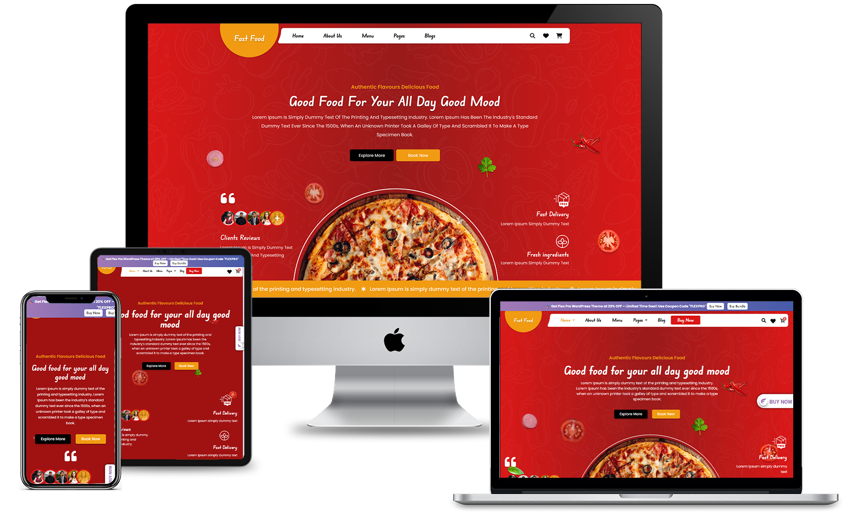 Fast Food WordPress Theme
