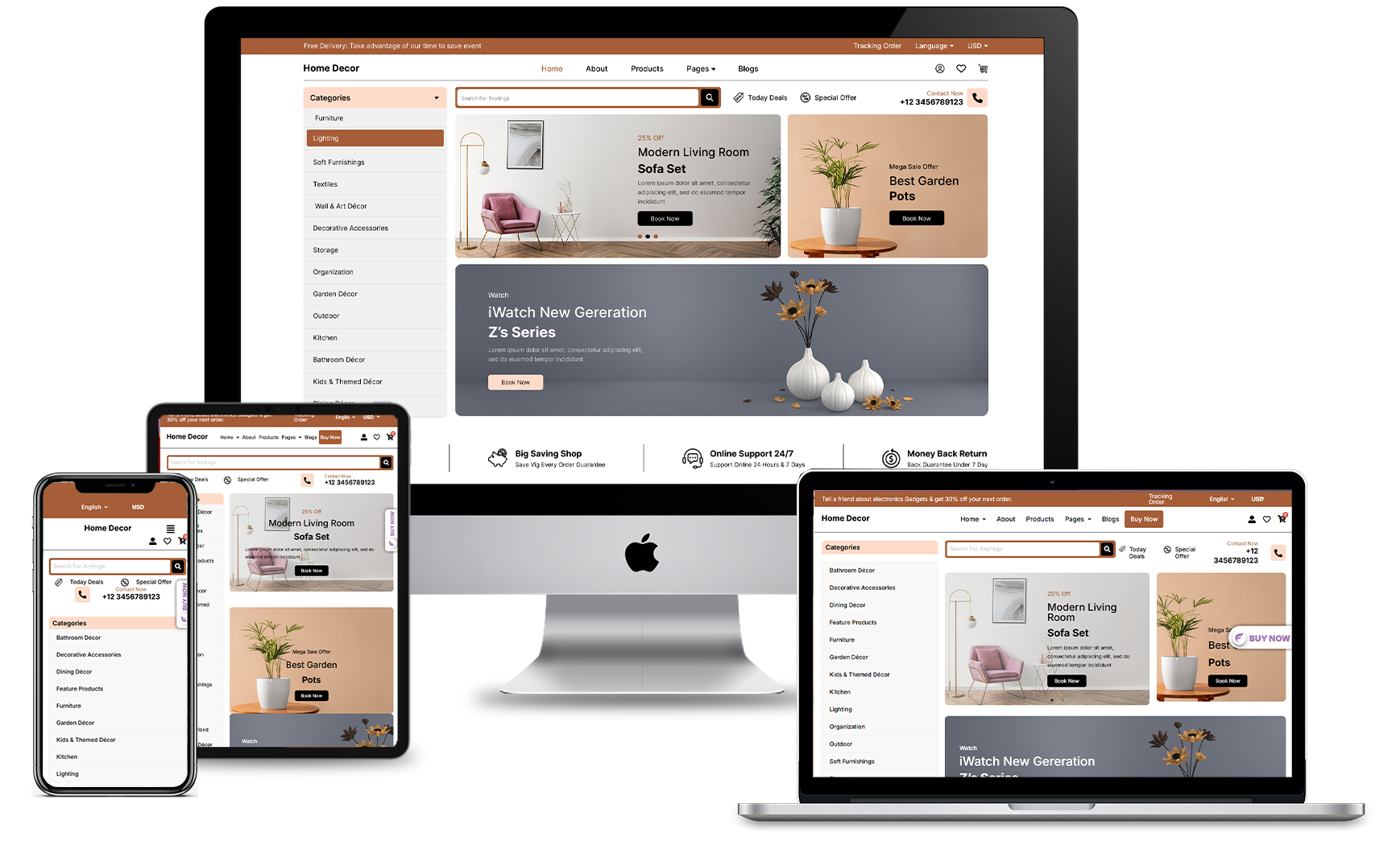 Home Decore WordPress Theme