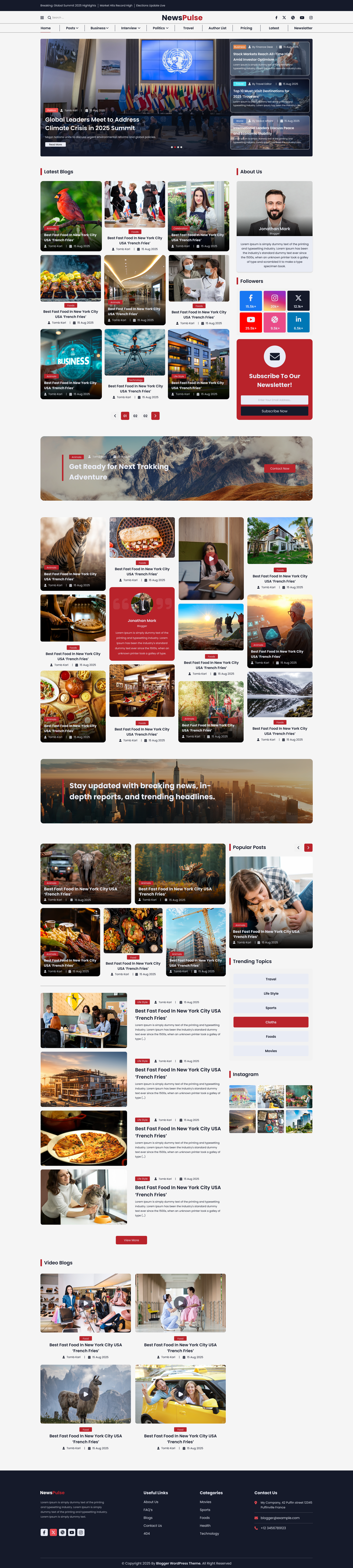 Magazine WordPress Theme