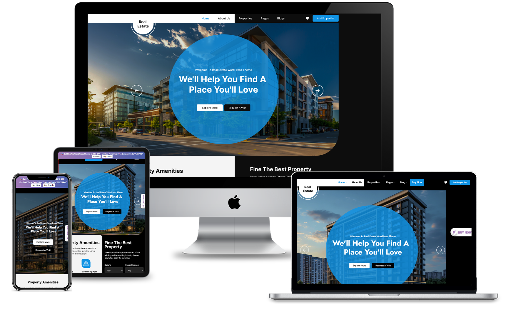 Real Estate WordPress Theme