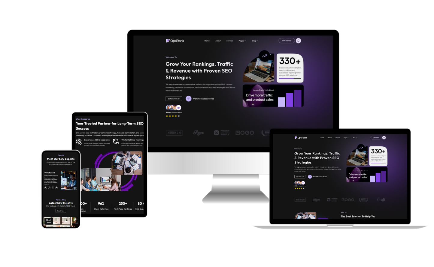 SEO Agency WordPress Theme Icon Image