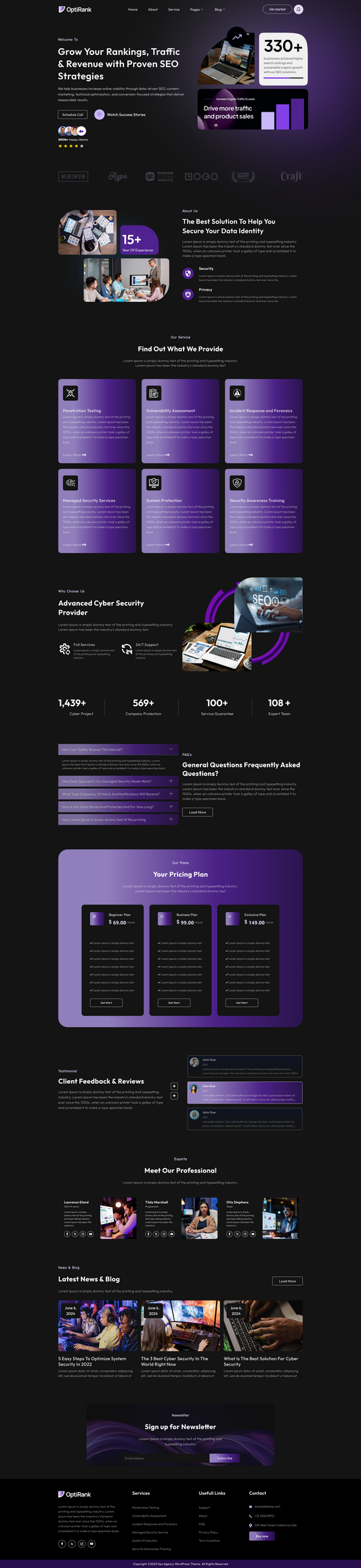 SEO Agency WordPress Theme